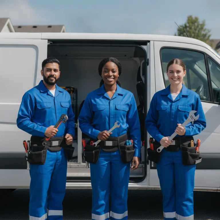 Plumber team in Felling